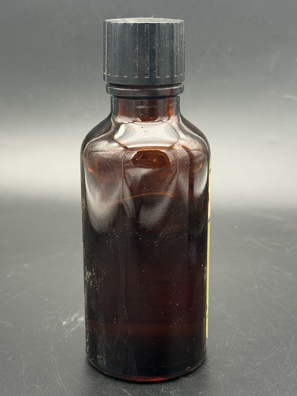 Antique Eli Lilly Fluid No 333 Soluble Orange Peel Amber Bottle Vintage Medicine