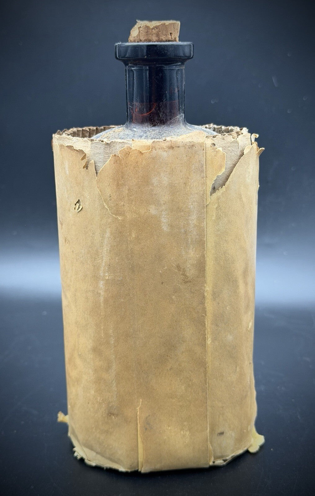 Antique Guiatonic William R Warner Co Medicine Bottle w Original Label