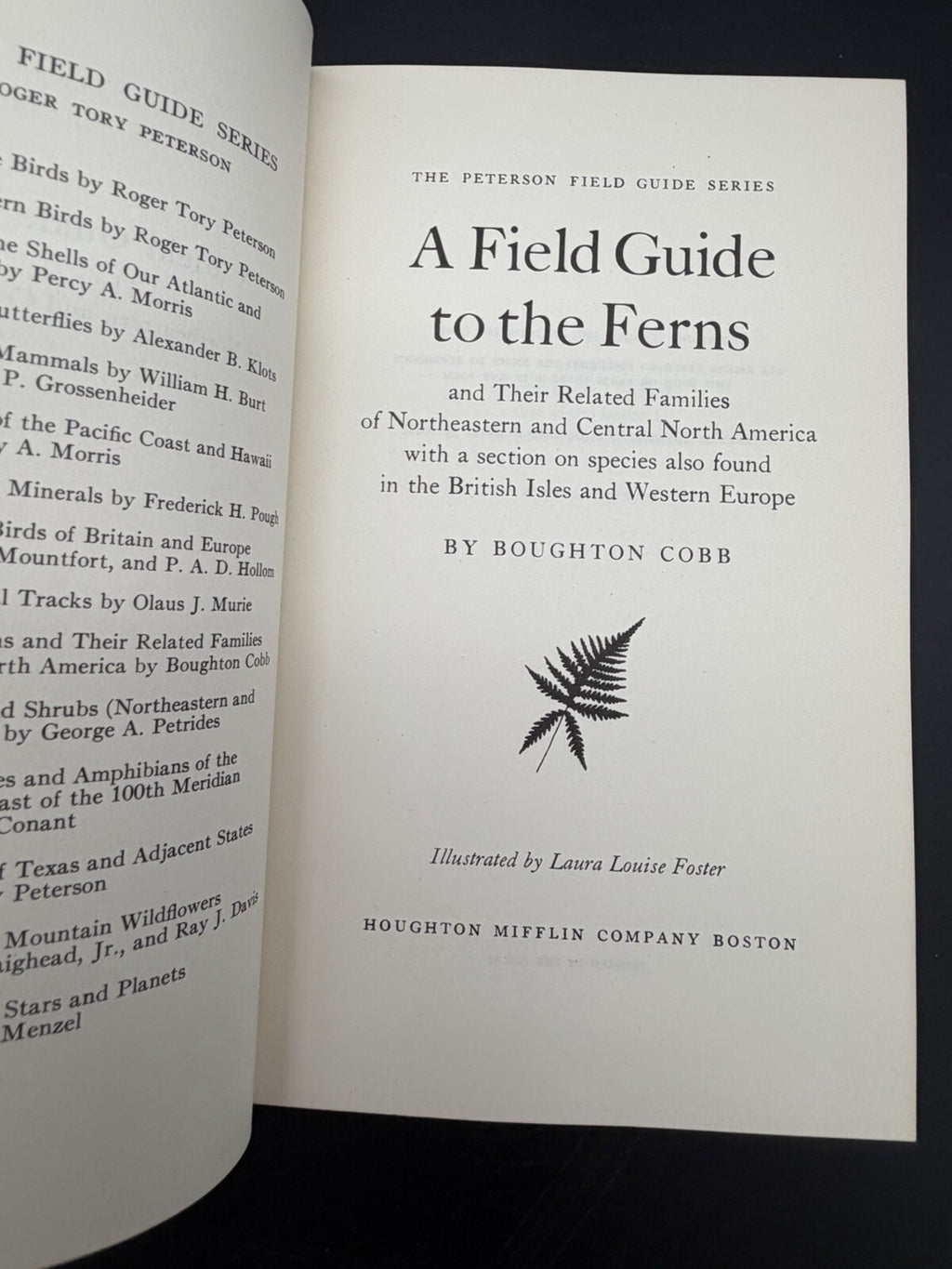 A Field Guide to the Ferns Boughton Cobb Peterson Field Guide Series