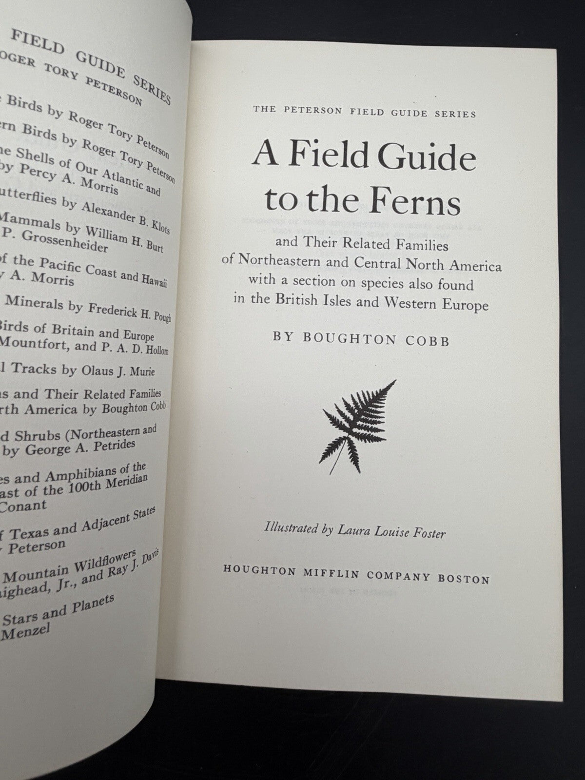 A Field Guide to the Ferns Boughton Cobb Peterson Field Guide Series