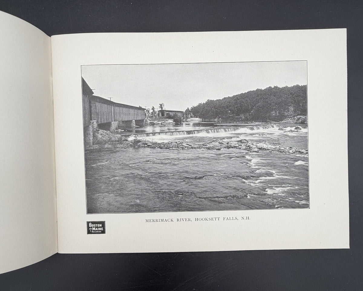 Vintage Boston & Maine Railroad "Rivers of New England" Booklet – Fine Condition
