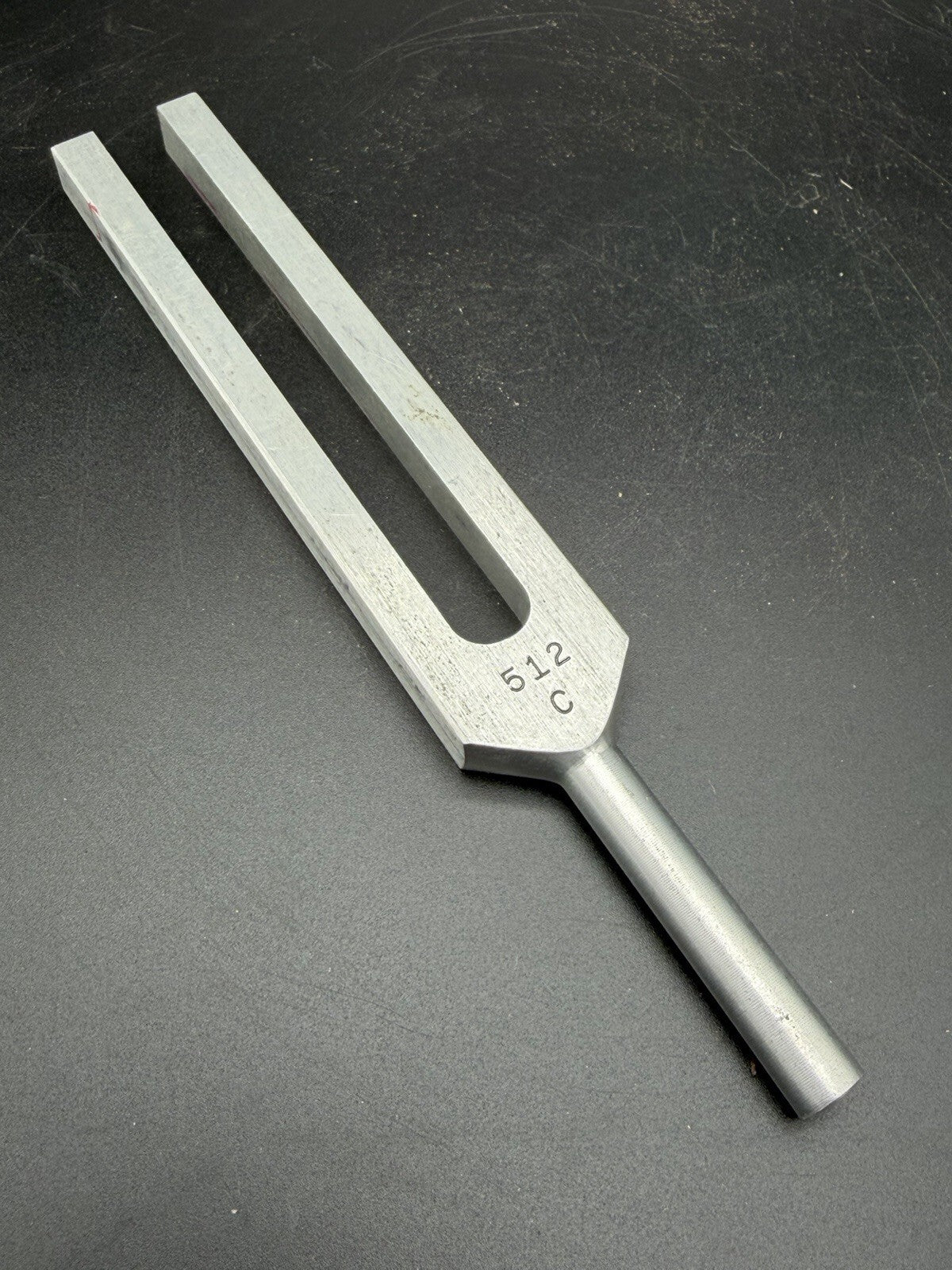 Vintage Miltex 512 C Tuning Fork Medical Aluminum Tuning Instrument