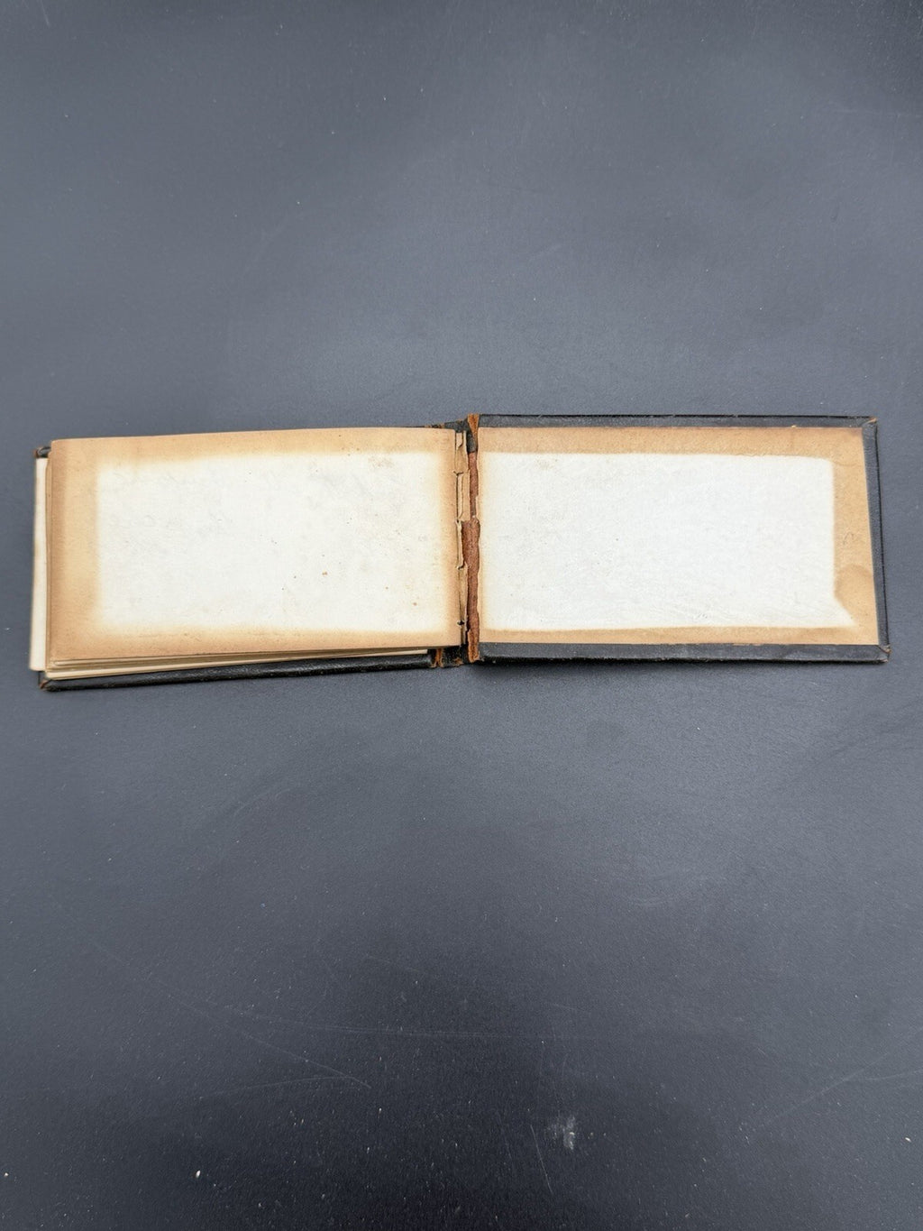 1875 Antique Miniature Autograph Book Manchester NH Victorian Era Ephemera