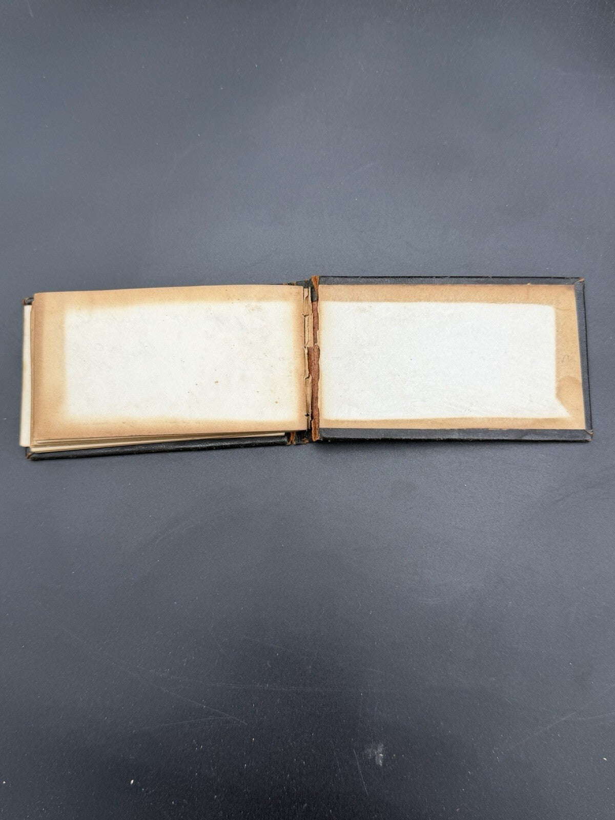 1875 Antique Miniature Autograph Book Manchester NH Victorian Era Ephemera