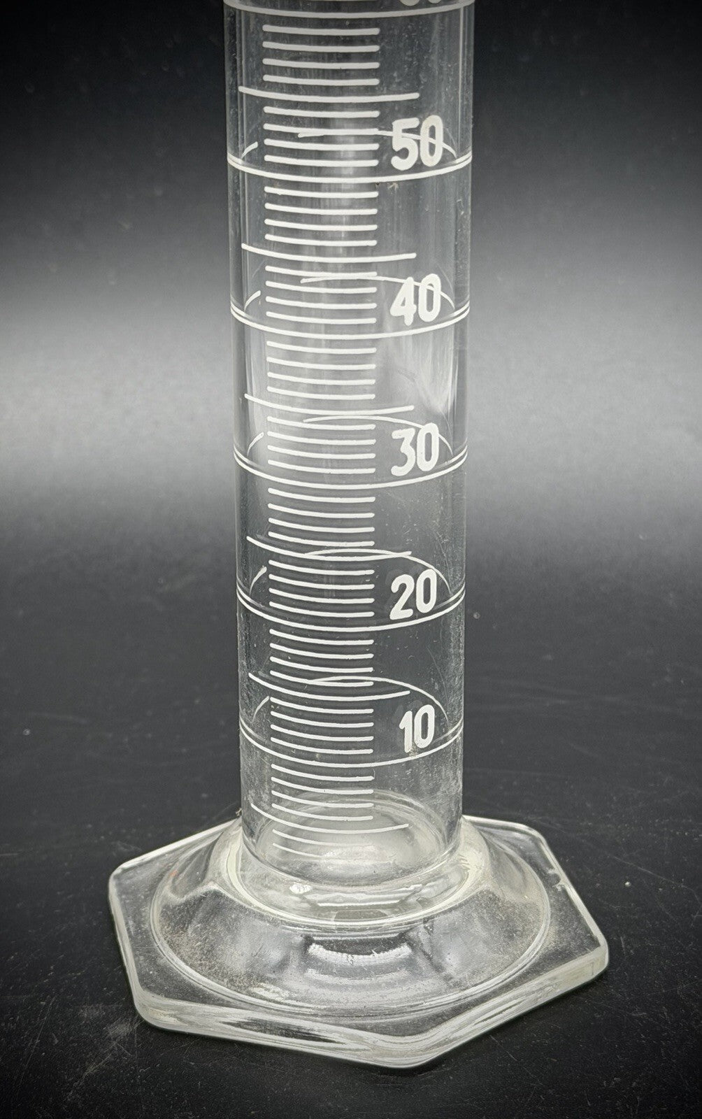 Vintage Pyrex 100ml Graduated Cylinder No. 2982 Glass Stopper Labware USA