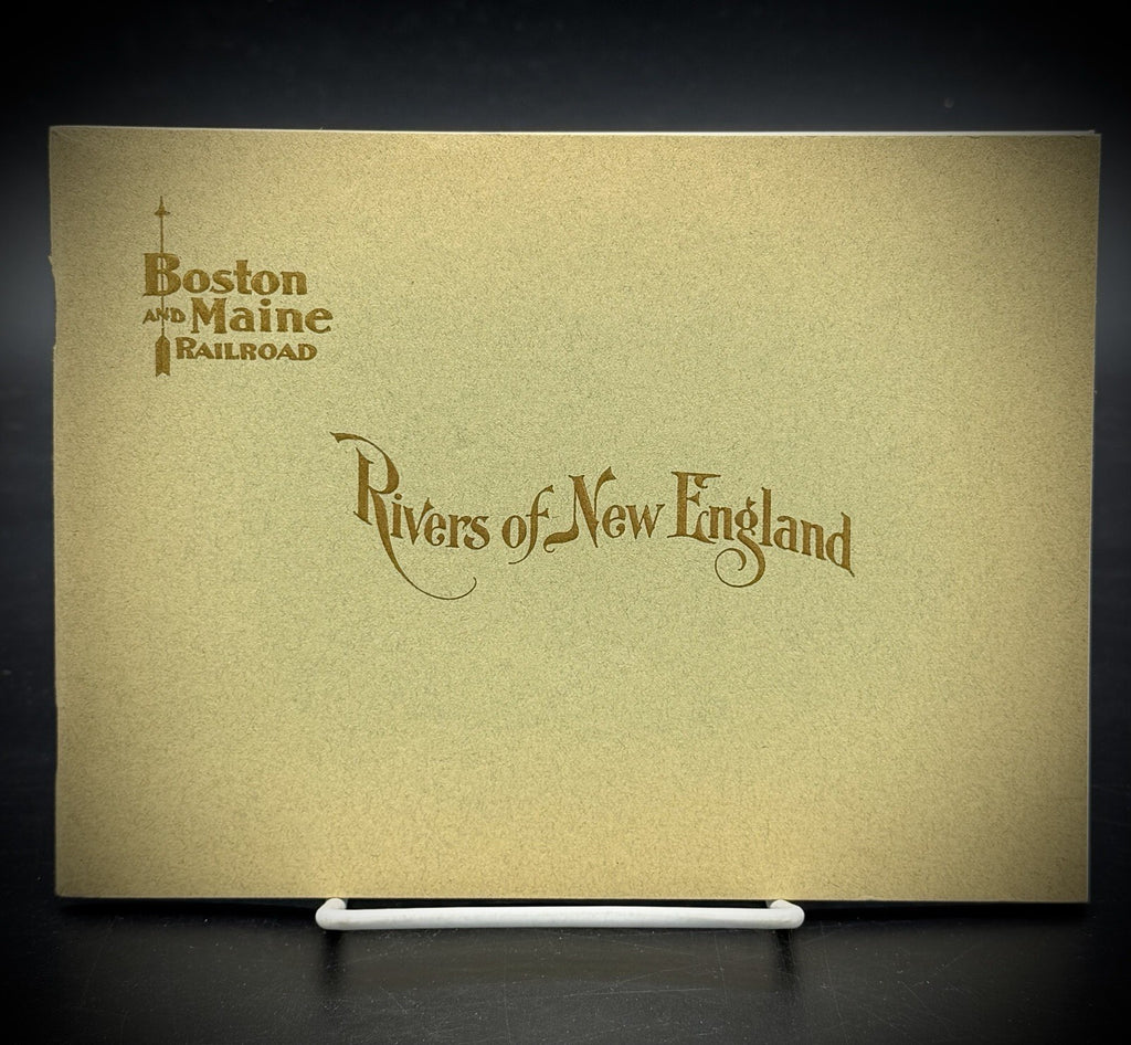 Vintage Boston & Maine Railroad "Rivers of New England" Booklet – Fine Condition