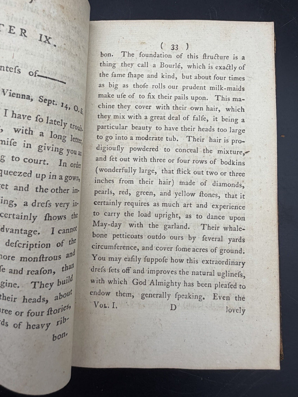 1784 Letters of Lady Mary Wortley Montagu 2 Vol Set Travel Poetry 18th Century