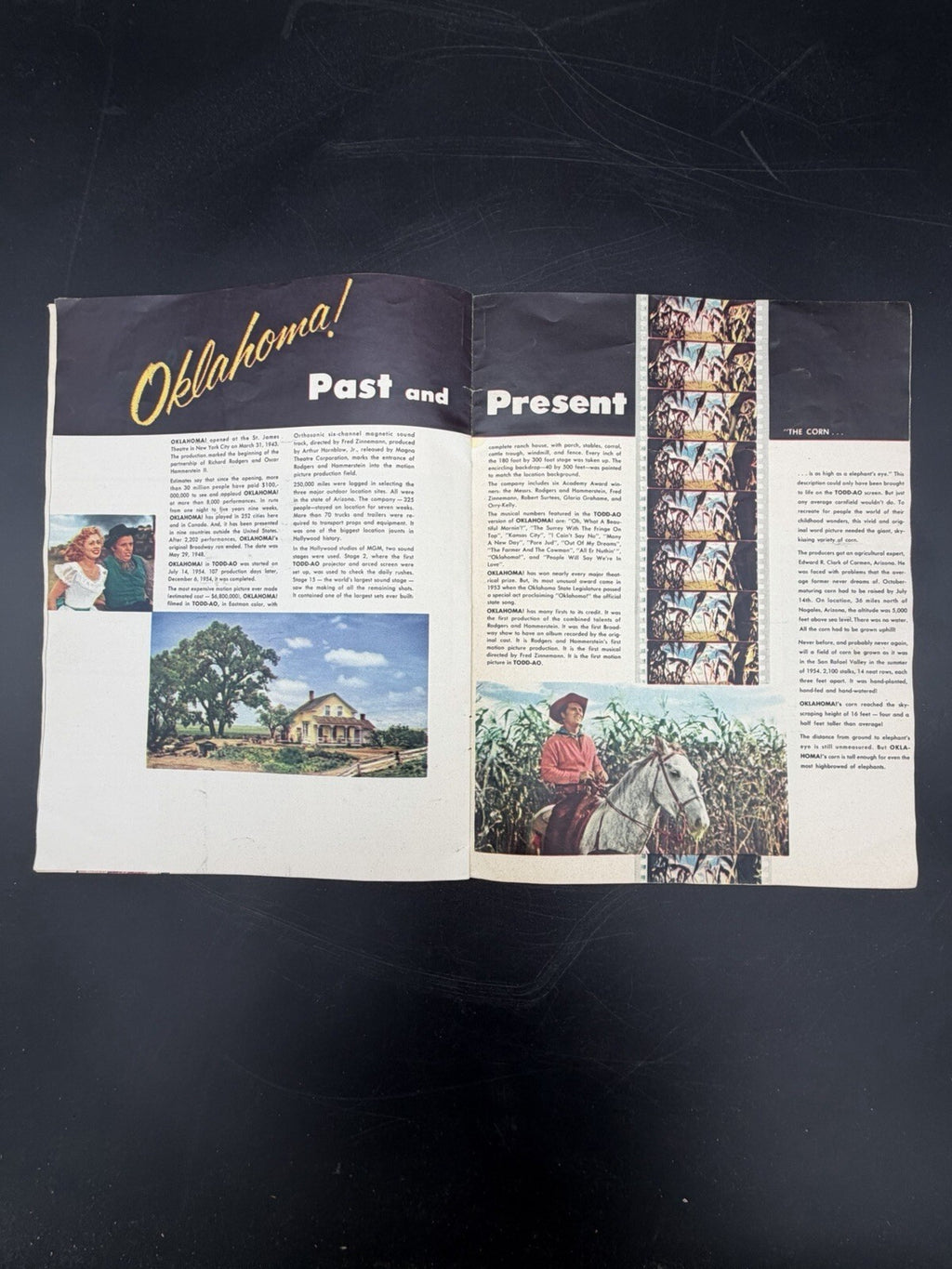 Rodgers and Hammerstein "OKLAHOMA!" Shirley Jones / Gordon MacRae 1955 Program