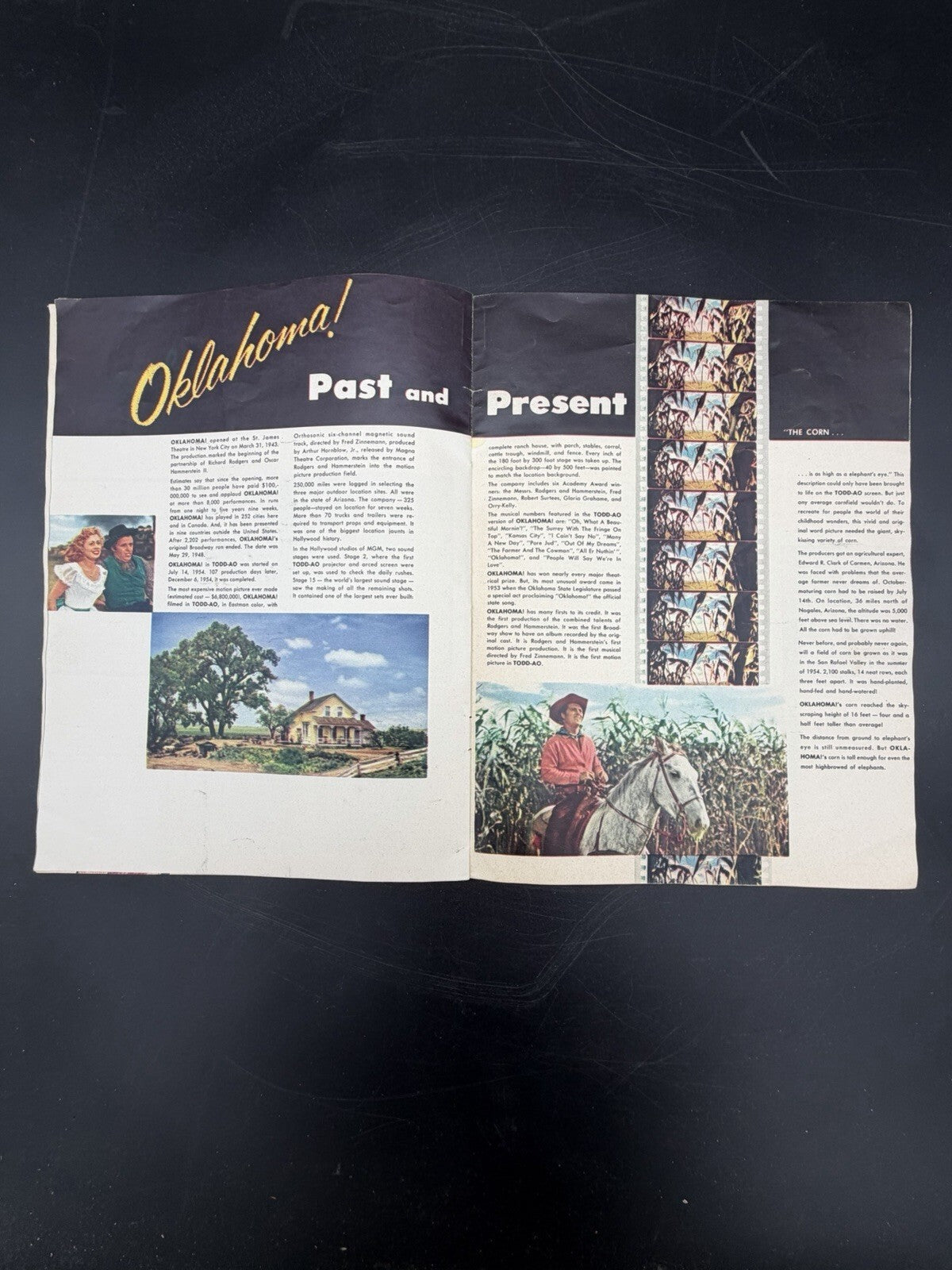 Rodgers and Hammerstein "OKLAHOMA!" Shirley Jones / Gordon MacRae 1955 Program