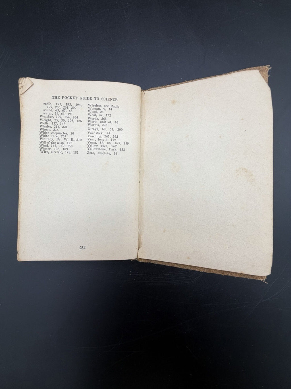 1924 The Pocket Guide to Science Second Edition Popular Science Monthly
