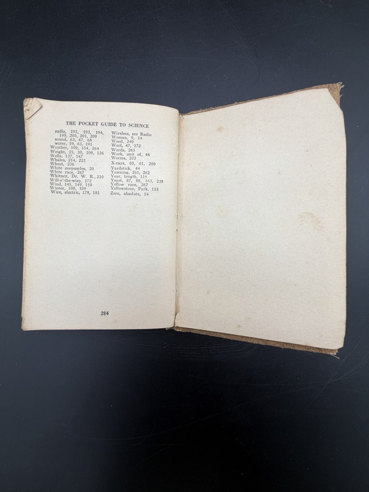 1924 The Pocket Guide to Science Second Edition Popular Science Monthly