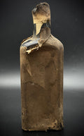 Vintage Wrapper Bottle Antique Medicine Container Wrapped Paper Label Raw Patina