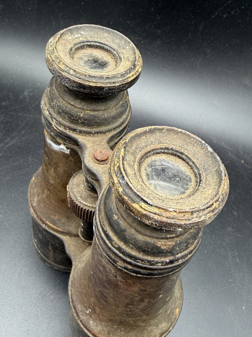 Antique Brass Field Glasses Binoculars Vintage As Found Barn Fresh Steampunk