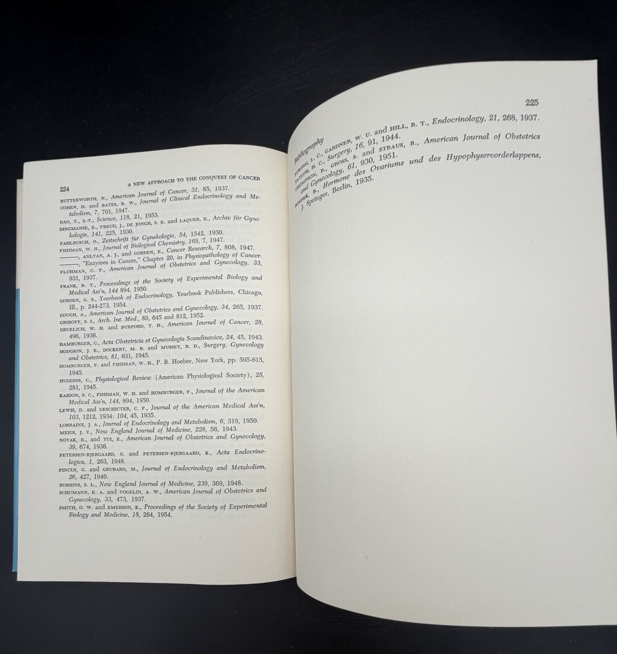 1958 A New Approach to the Conquest of Cancer Howard H. Beard Signed 1st Edition