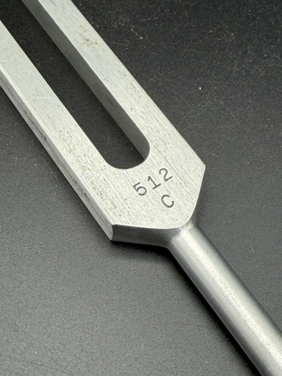 Vintage Miltex 512 C Tuning Fork Medical Aluminum Tuning Instrument