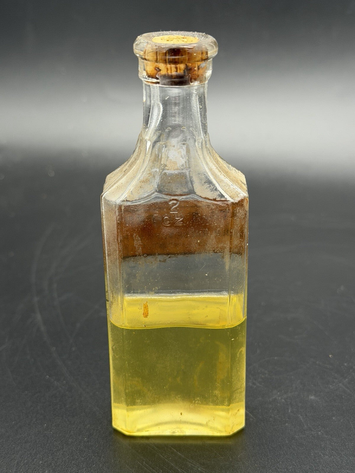 Antique Apothecary Bottle Malcolm Halsey Bellport LI Spirits Turpentine Cork