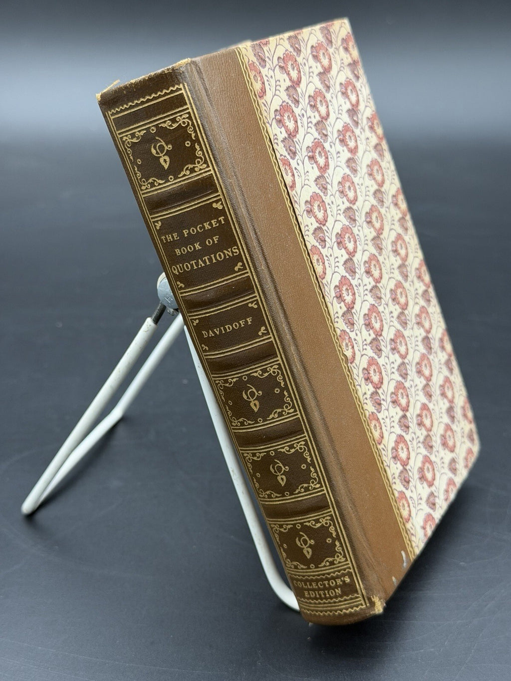 Vintage 1942 The Pocket Book Of Quotations Collector's Edition Henry Davidoff