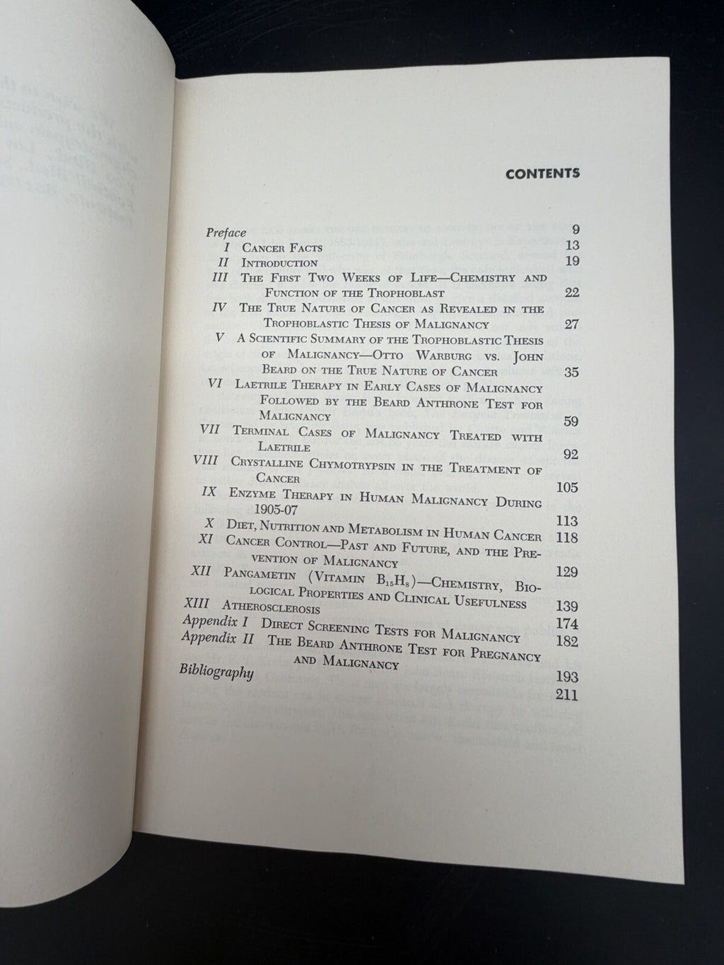 1958 A New Approach to the Conquest of Cancer Howard H. Beard Signed 1st Edition
