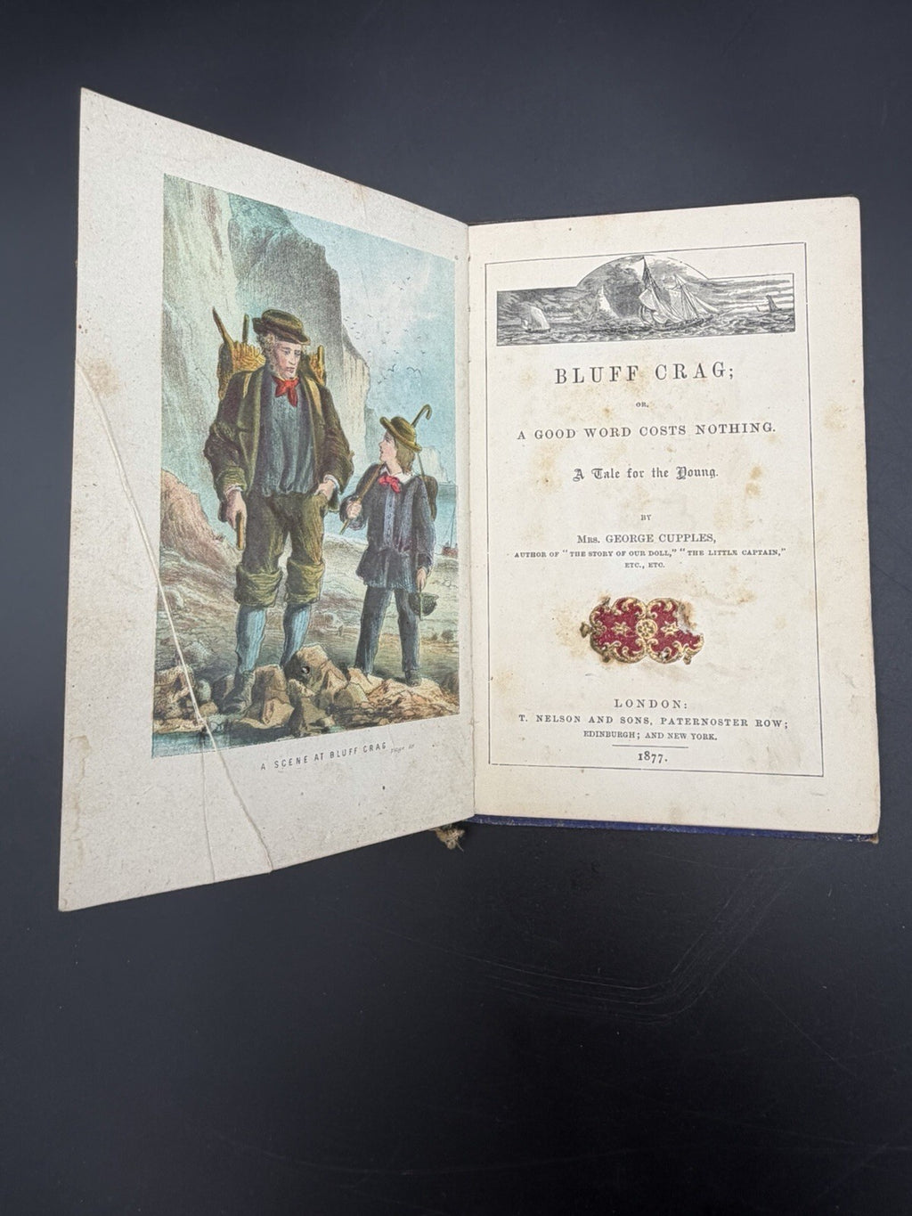 Bluff Crag Or A Good Word Costs Nothing 1877 T Nelson And Sons Victorian