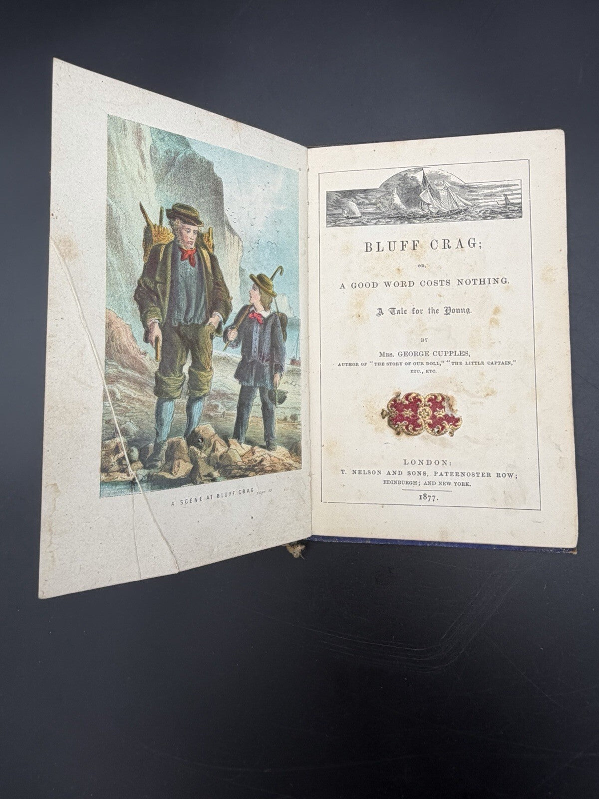 Bluff Crag Or A Good Word Costs Nothing 1877 T Nelson And Sons Victorian