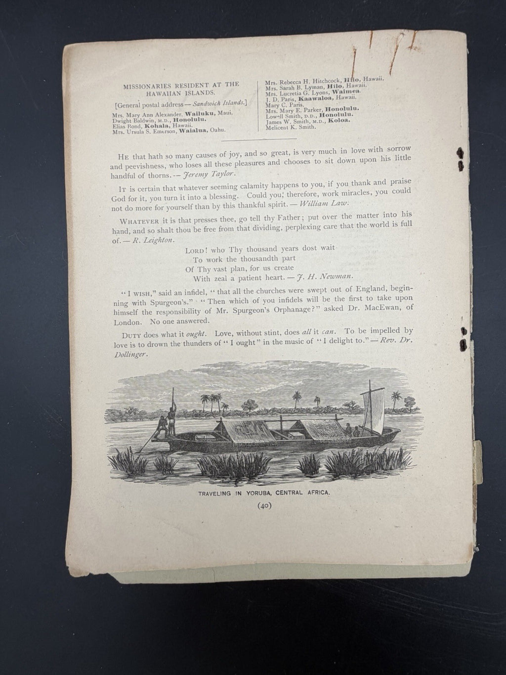 1887 American Board Almanac of Missions Foreign Missionary Maps
