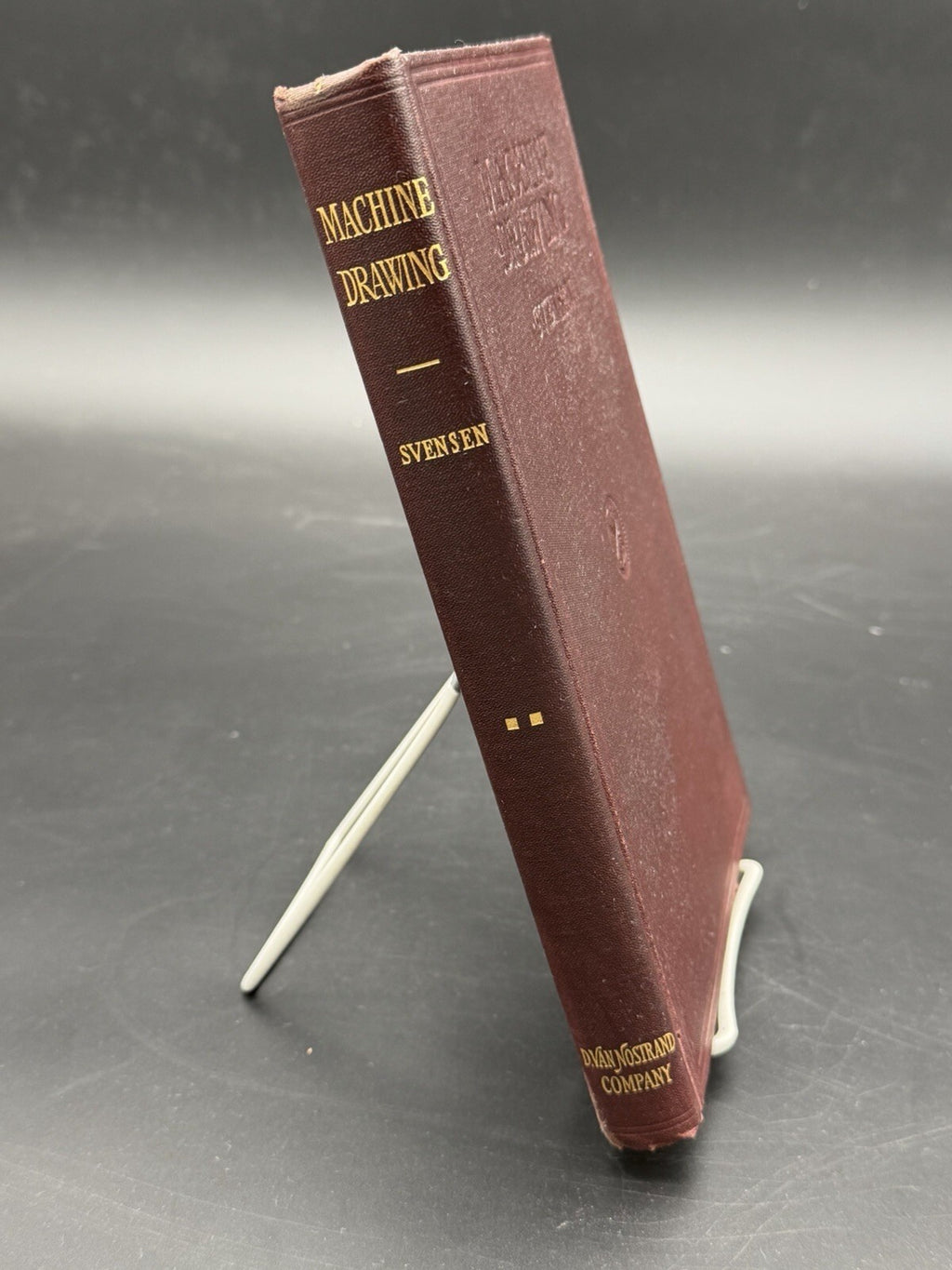 1927 Machine Drawing by Carl L. Svensen 4th Printing Technical Engineering Text