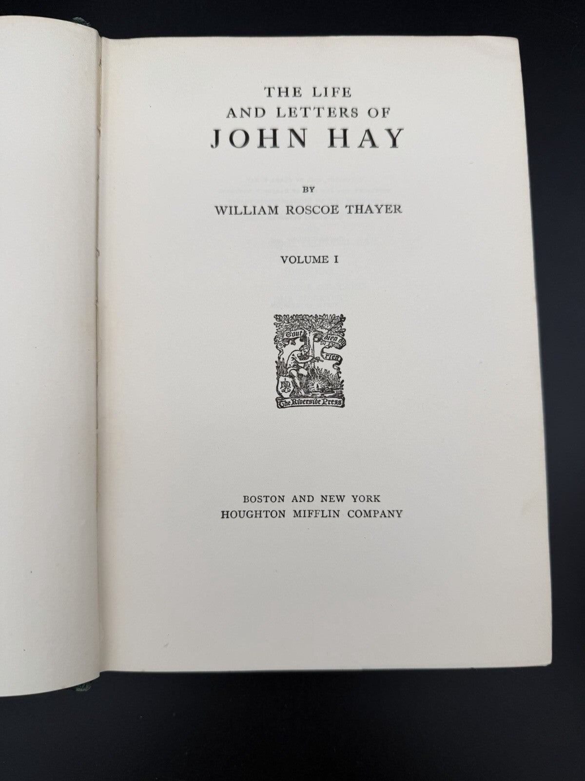Antique Books The Life and Letters of John Hay William Roscoe Thayer 2 Volume Set