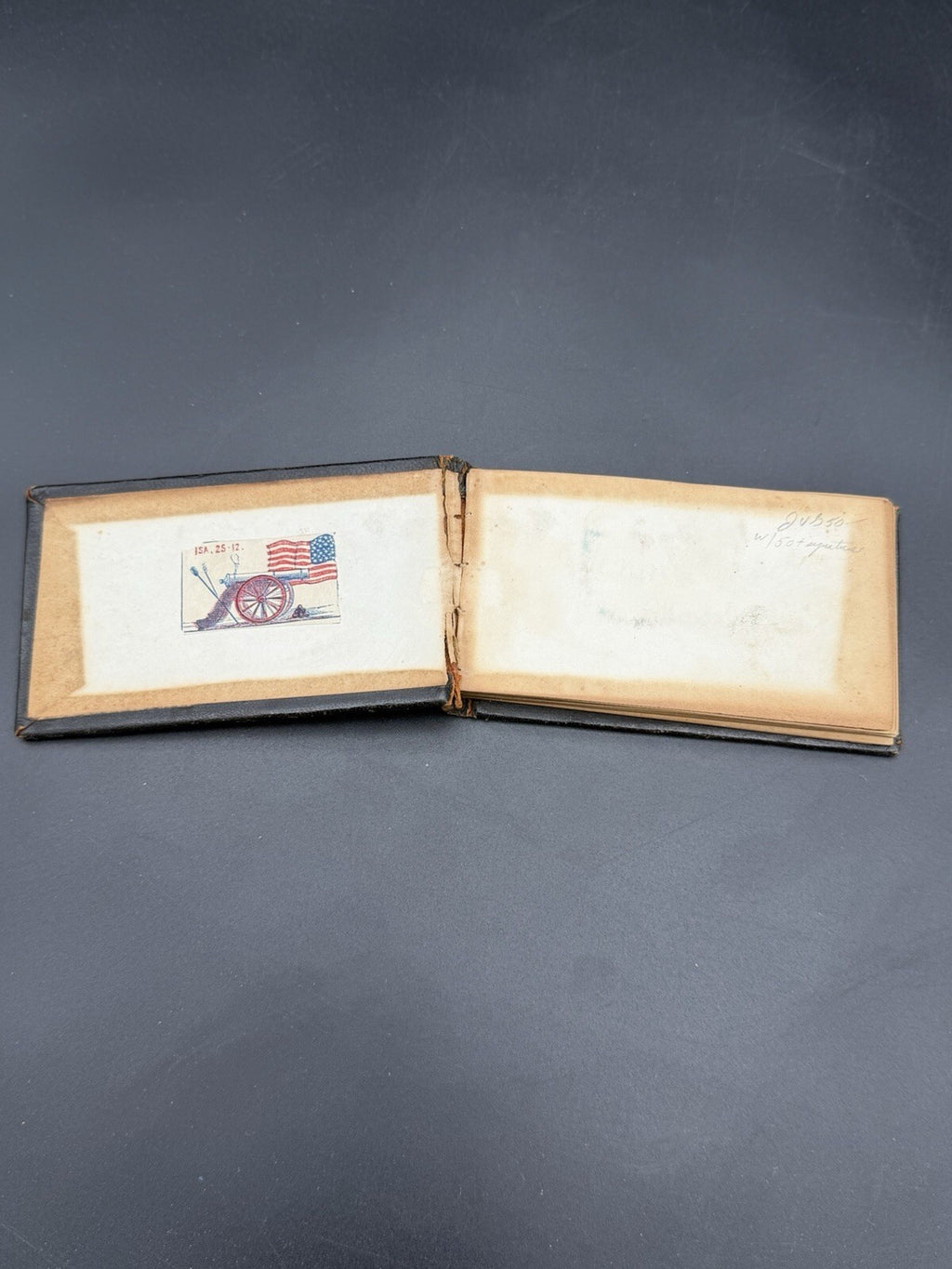 1875 Antique Miniature Autograph Book Manchester NH Victorian Era Ephemera