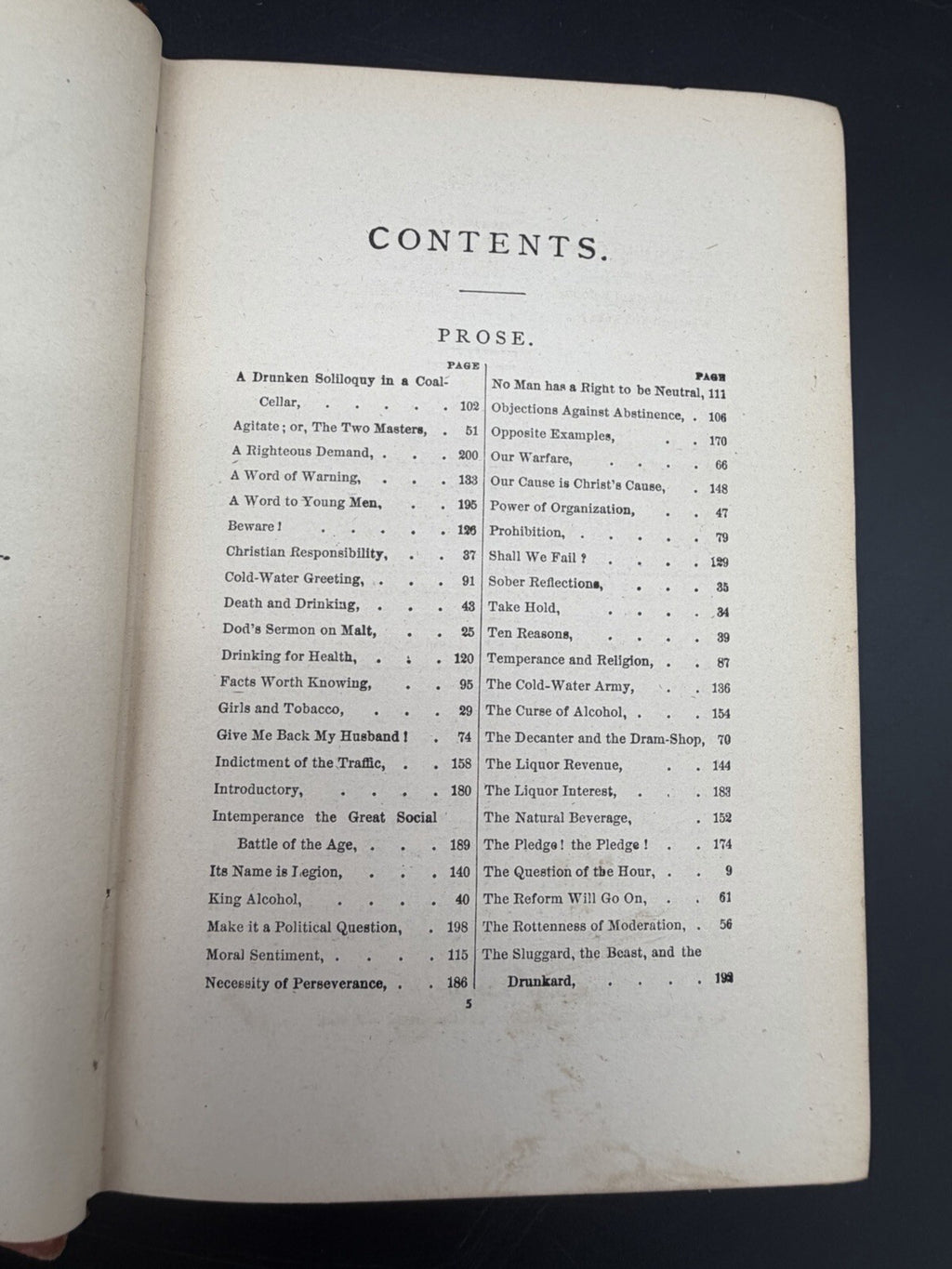 Antique Book The National Temperance Orator 1880 Edited by Miss L. Penney