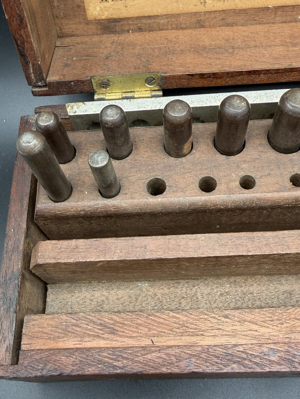 Antique J.H. Morrison Drawing & Forming Dies Set Crown & Bridge Work Box