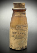Antique Eli Lilly & Co. Amber Glass Pharmacy Bottle – Euonymus U.S.P. & Label