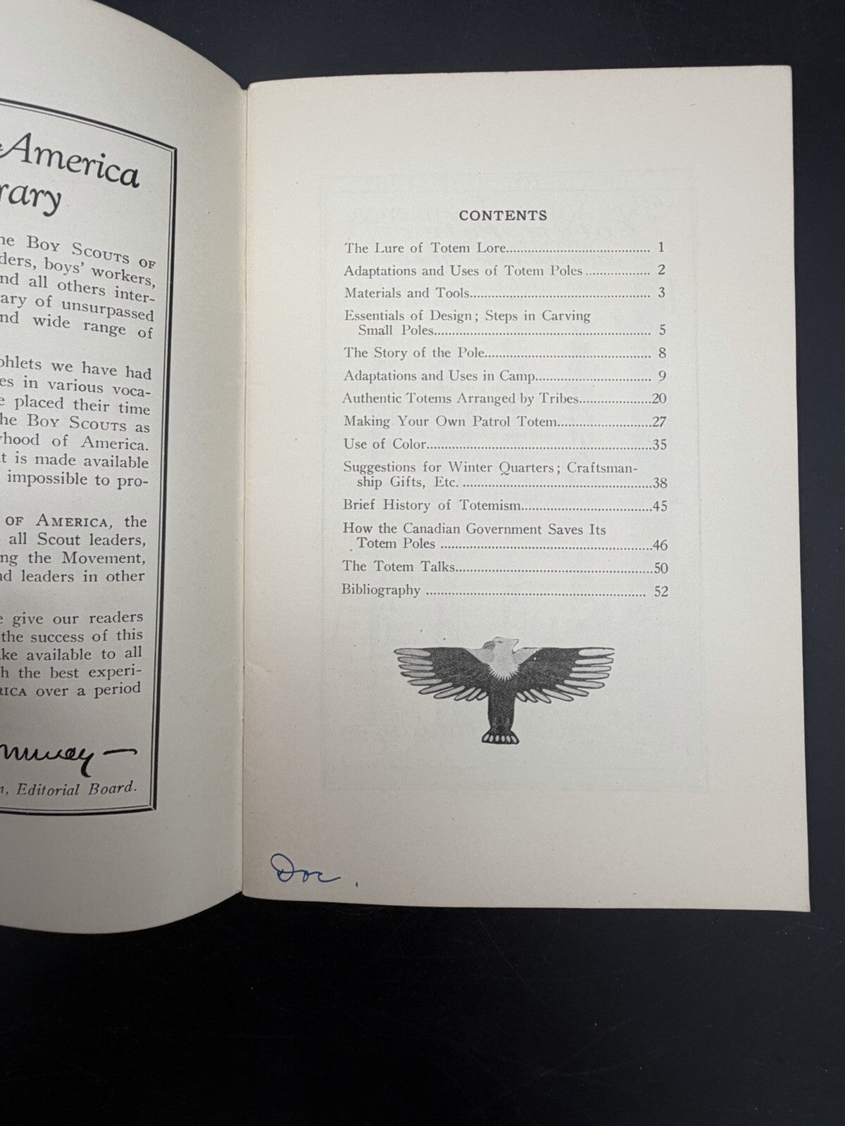 1930 Boy Scouts of America Service Library: Totem Poles (No. 3196)