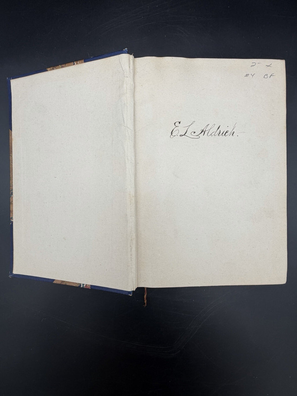 Antique Book, Poems John G. Whittier 19th C. Wm. L. Allison Co. Half Leather Bound