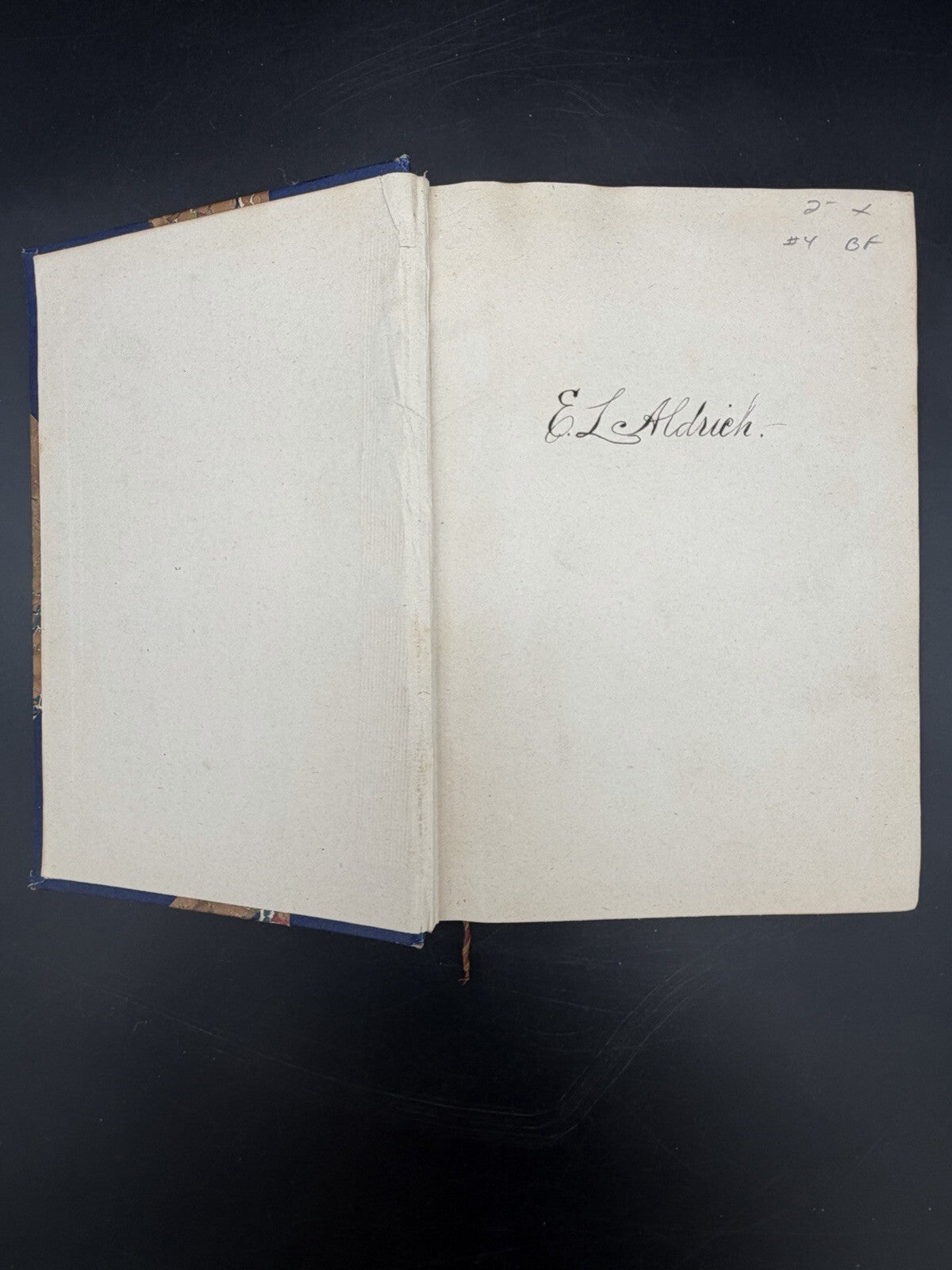 Antique Book, Poems John G. Whittier 19th C. Wm. L. Allison Co. Half Leather Bound