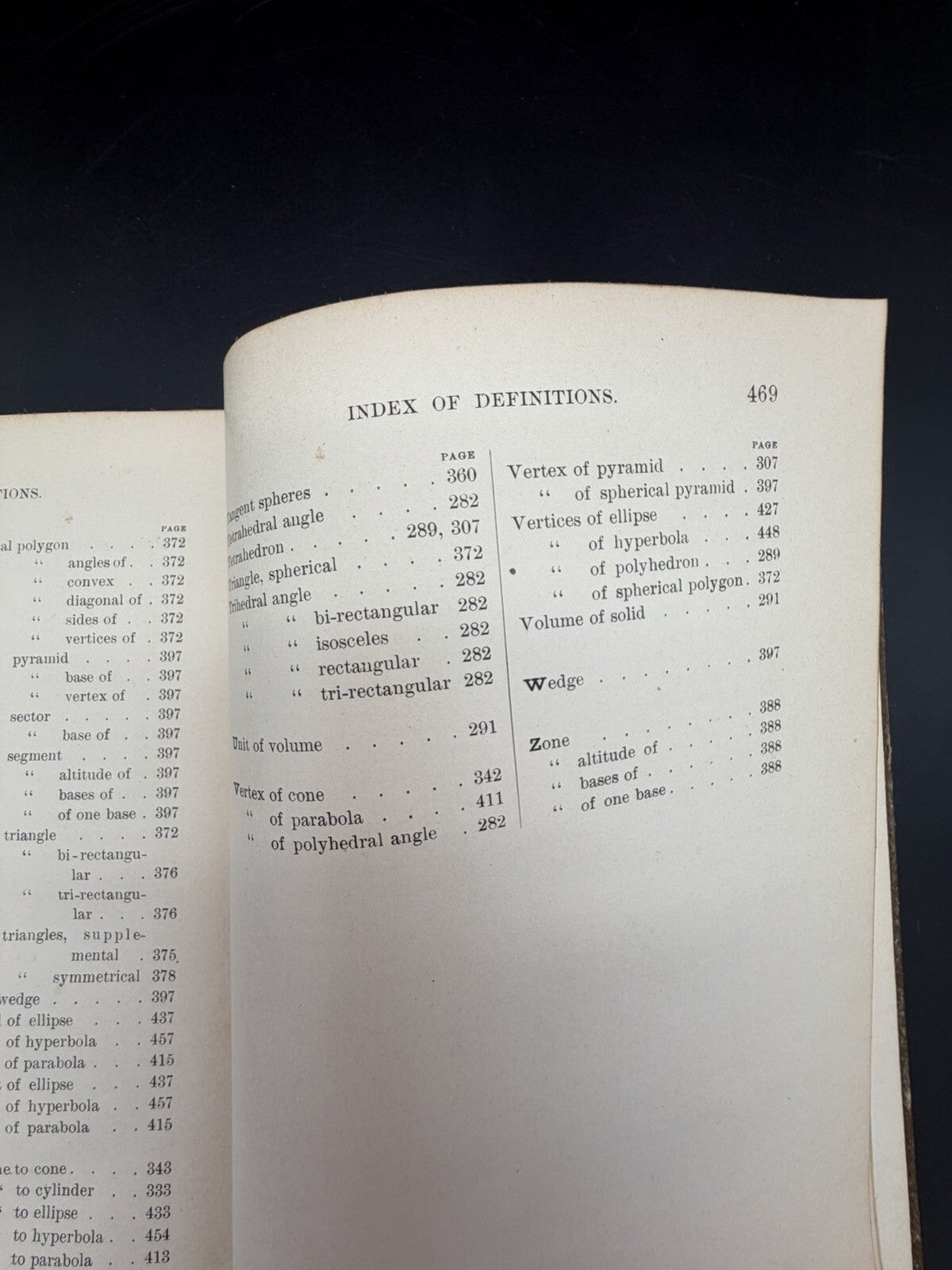 1899 Solid Geometry by G.A. Wentworth Revised Edition Ginn & Company VGC to FINE