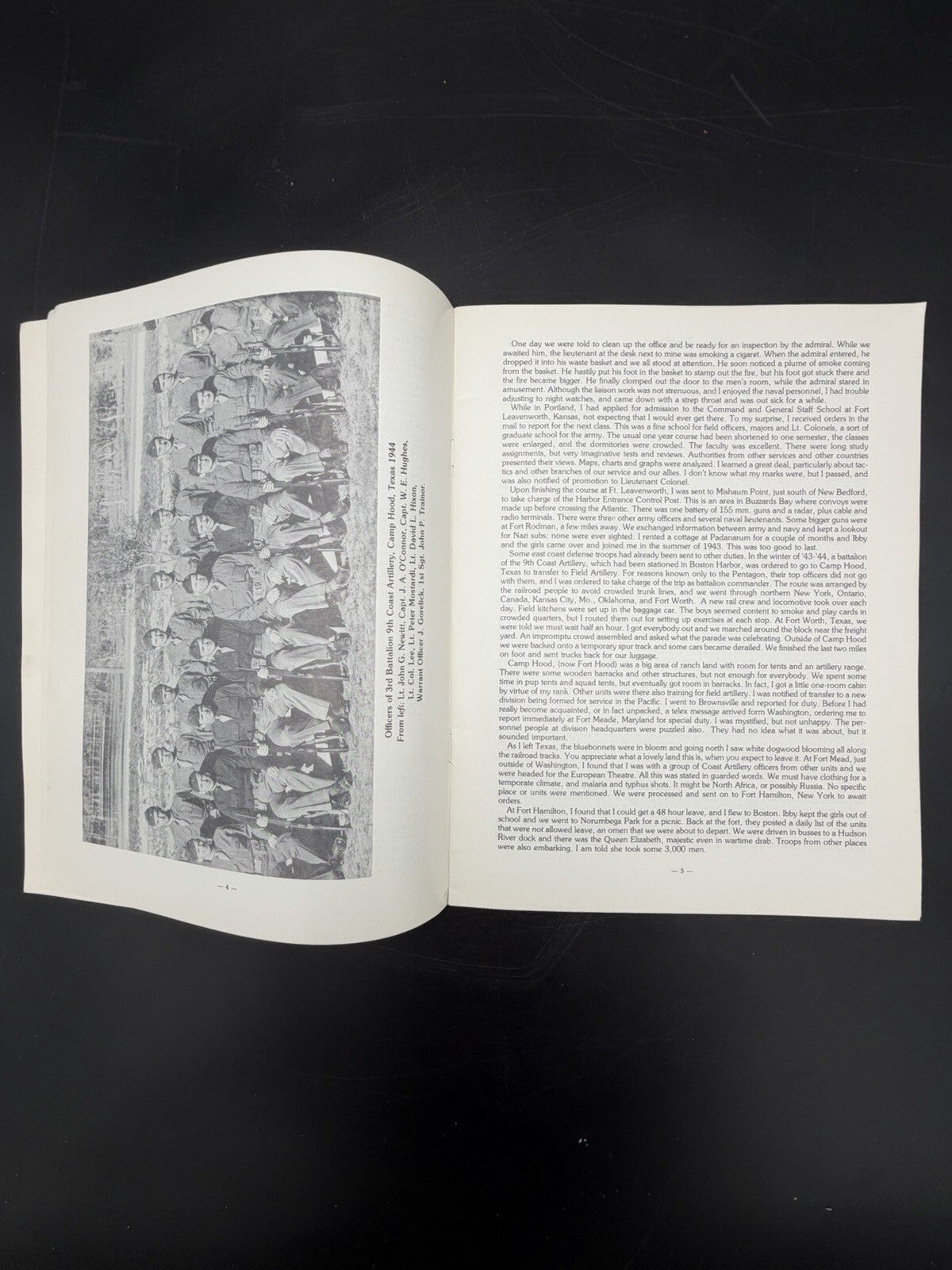WWII Book Memoir A Watch In The Night WWII Recollections Coast Artillery