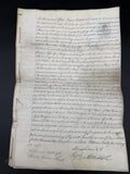 1826 Scottish Instrument of Sasine Vellum Legal Document Scotland Genealogy
