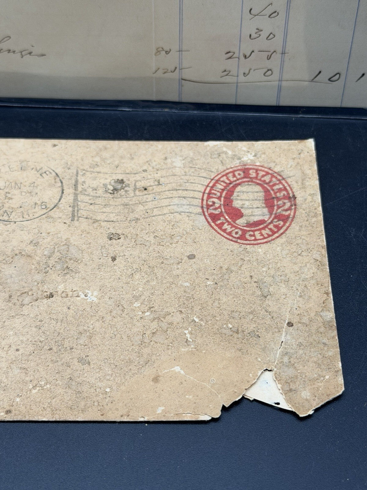 1916 Knowlton and Stone Co. Invoice & Envelope – Keene NH Hardware Ephemera