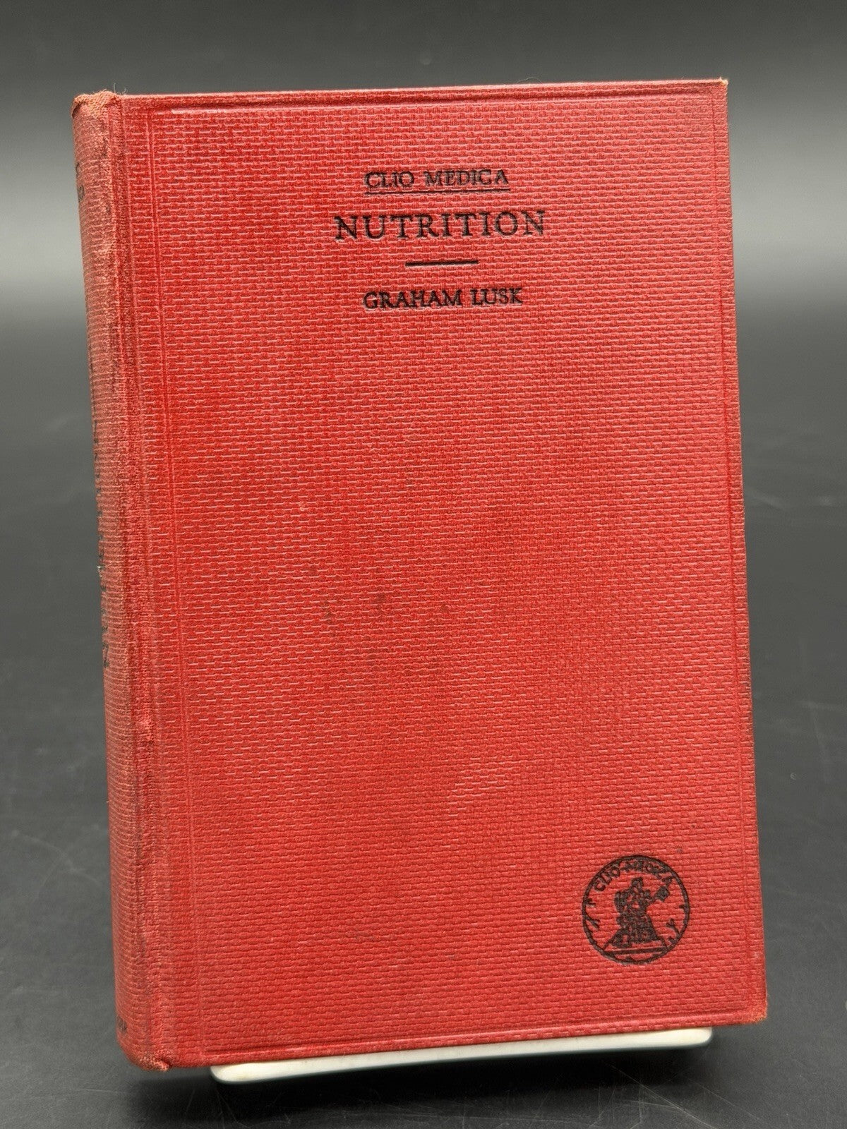 Antique Book, 1933 Nutrition Graham Lusk Clio Medica History of Medicine Vol X First Edition