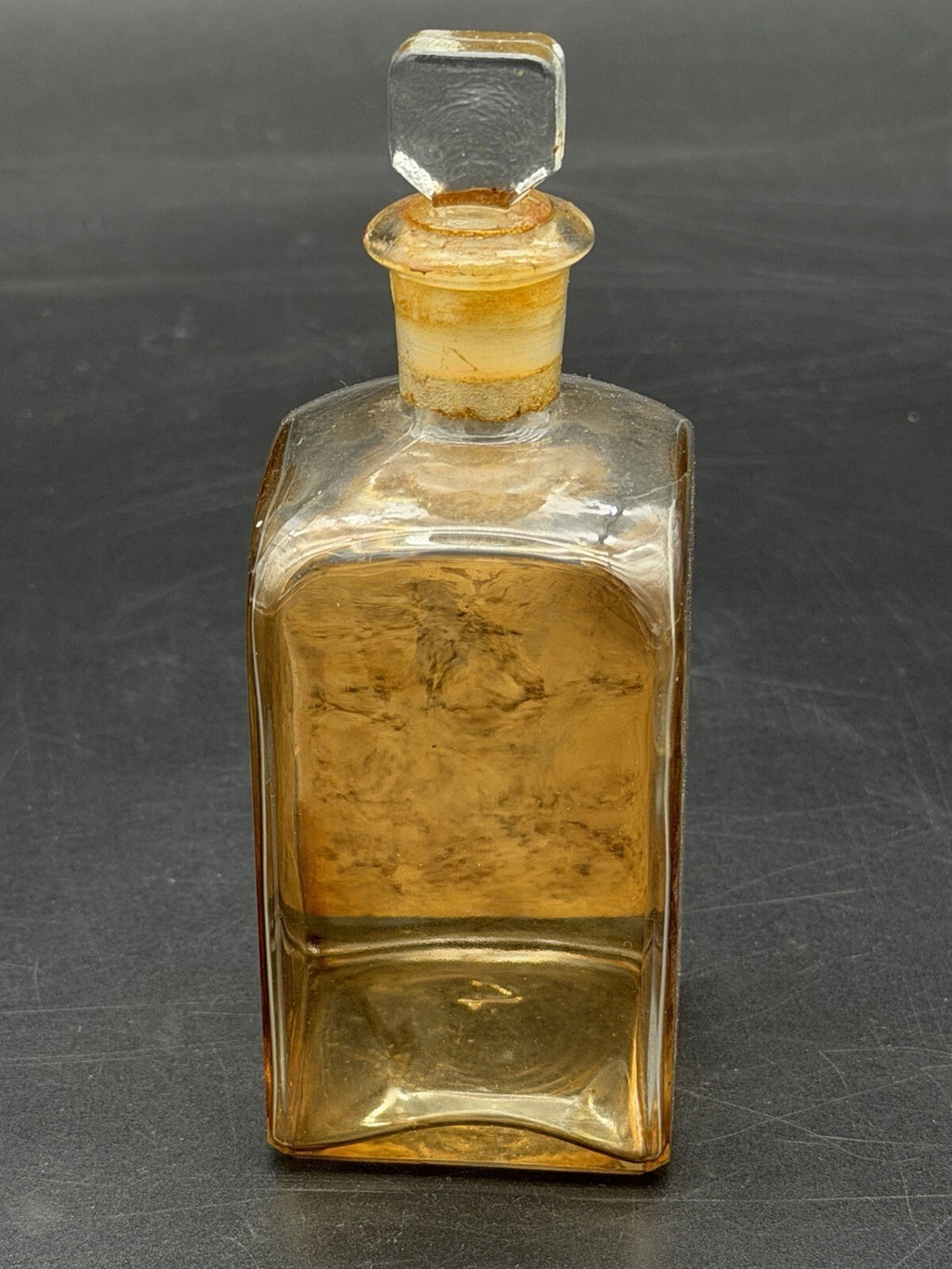 Vintage Acriflavine Lotion Apothecary Bottle Glass Stopper 5" Quack Medicine