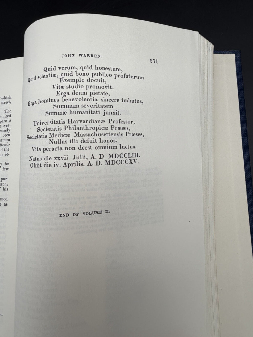 American Medical Book Biography of 1828 by James Thacher M.D.  1967 Print FINE