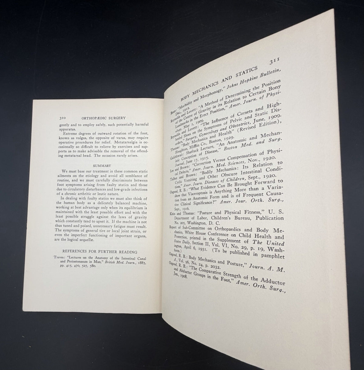 1931 Fundamentals of Orthopaedic Surgery Osgood Allison Harvard Lectures Medical