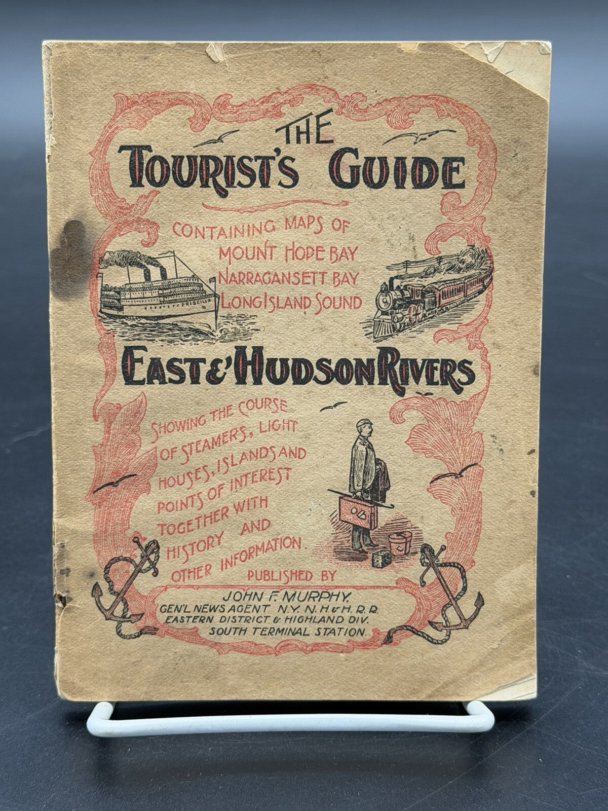 1899 Fall River Line Tourist Guide: Steamships, Railroads & Maps, New England