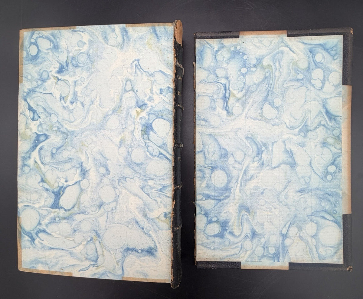 1896 Confessions of Jean Jacques Rousseau 2 Volume Set Privately Printed Rare
