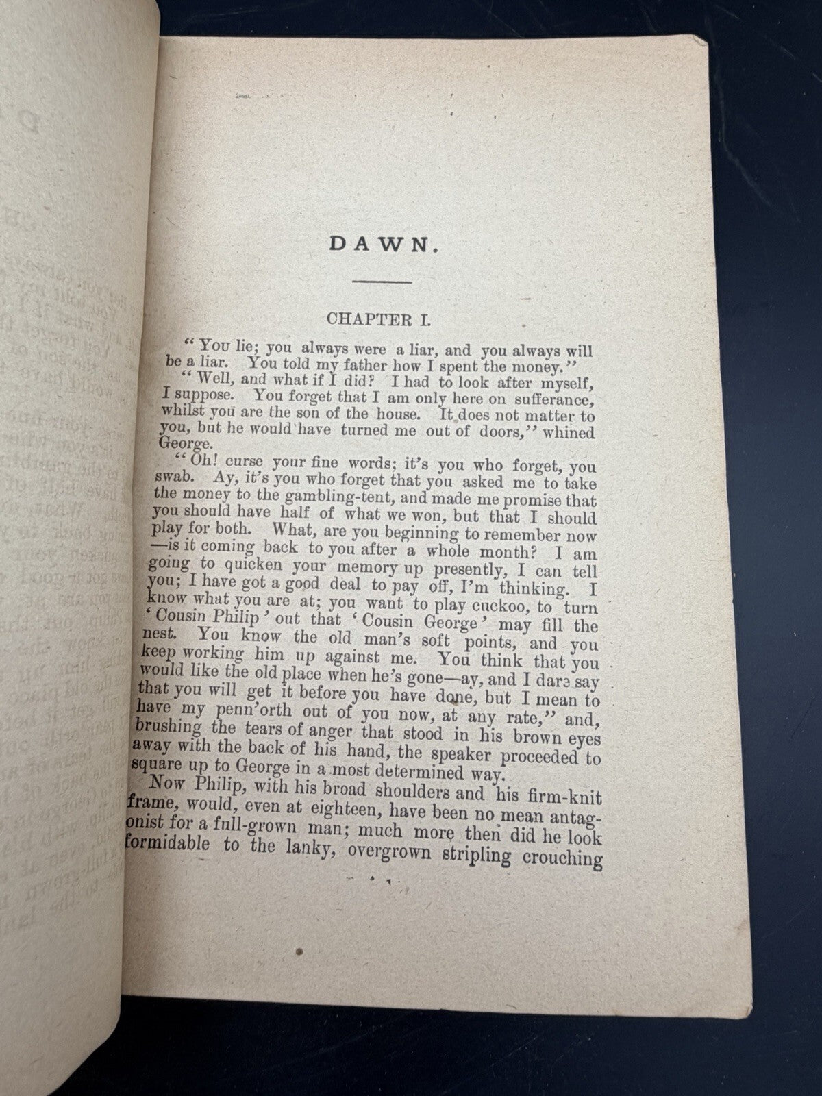 Vintage 1887 Dawn by H Rider Haggard J S Ogilvie Pirated Edition Rare