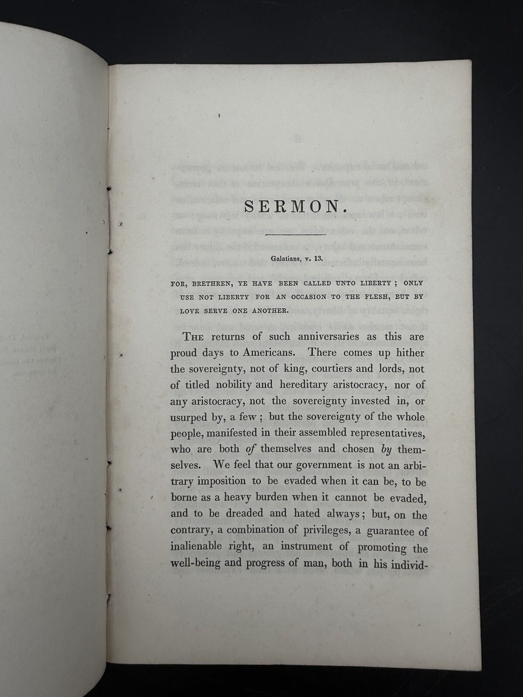 1841 Massachusetts Annual Election Sermon Pamphlet Rev David Damon Gov Morton