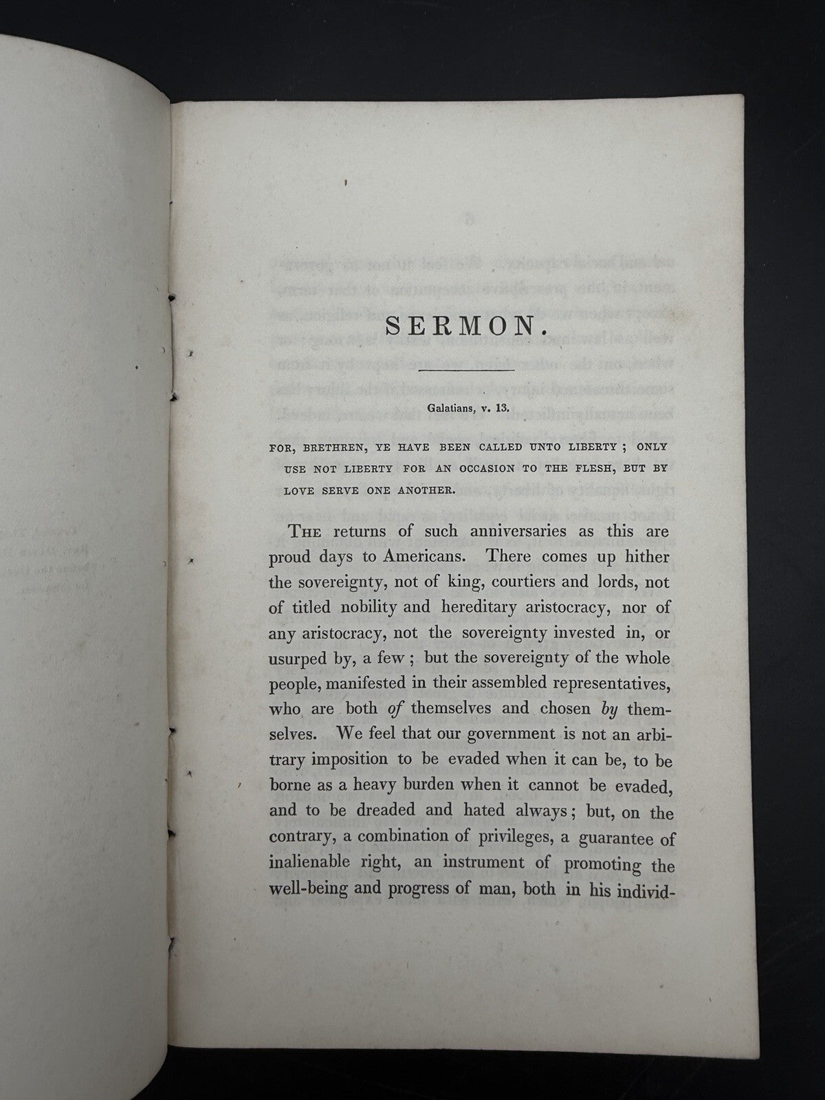 1841 Massachusetts Annual Election Sermon Pamphlet Rev David Damon Gov Morton