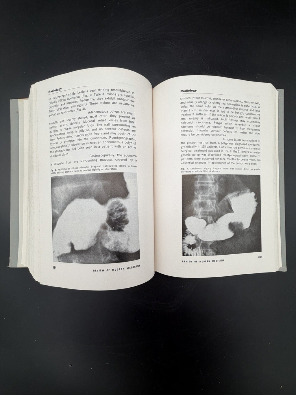 Vintage Book 1966 Review of Modern Medicine Hardcover Book January-June Illustrated