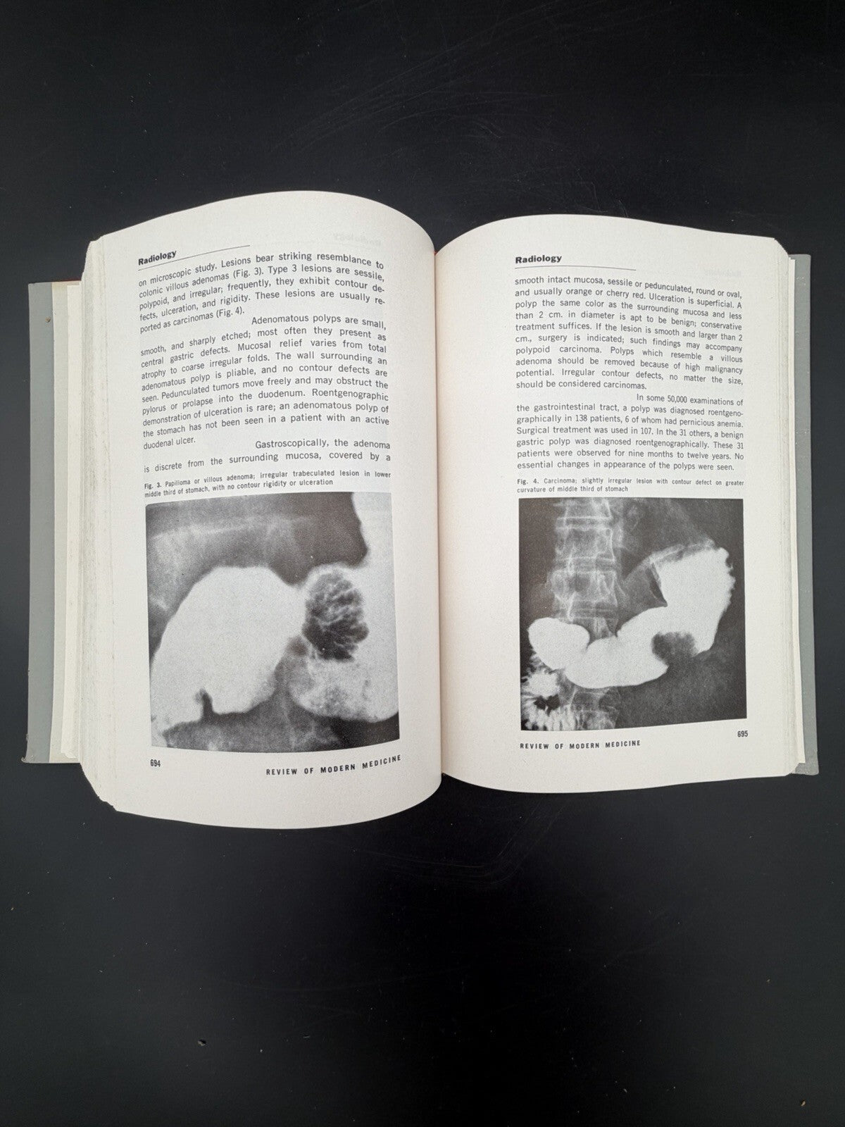 Vintage Book 1966 Review of Modern Medicine Hardcover Book January-June Illustrated