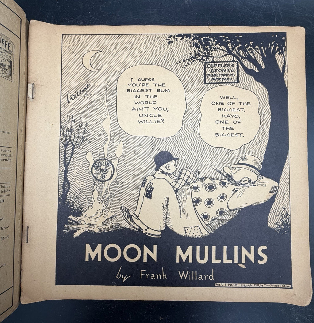 1931 Moon Mullins Book No 5 Platinum Age Comic Book Frank Willard Cupples